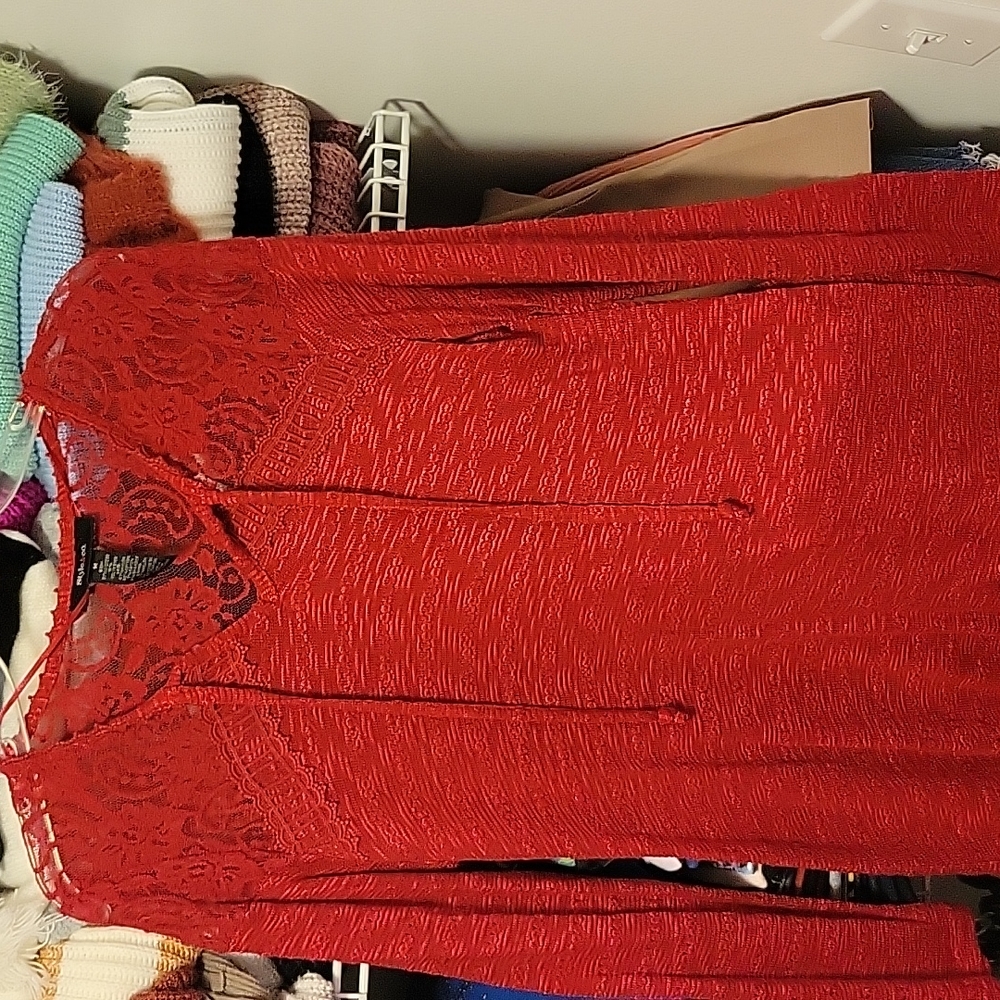 Red sweater